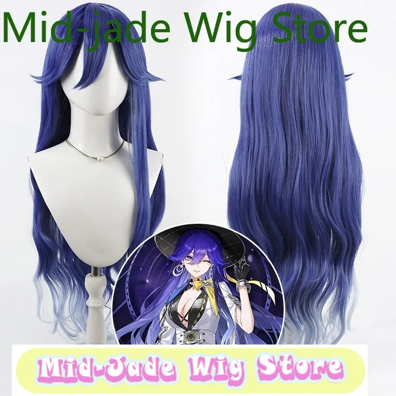 미드 제이드 위그 위더링 웨이브스 루치올라 코스프레 가발애니메이션 게임 롤플레잉 할로윈 파티 합성 가발