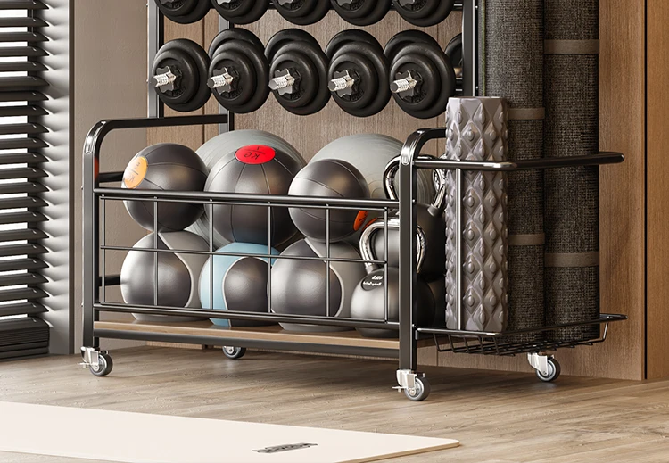 Dumbbell storage rack Household removable multi-functional sports fitness equipment