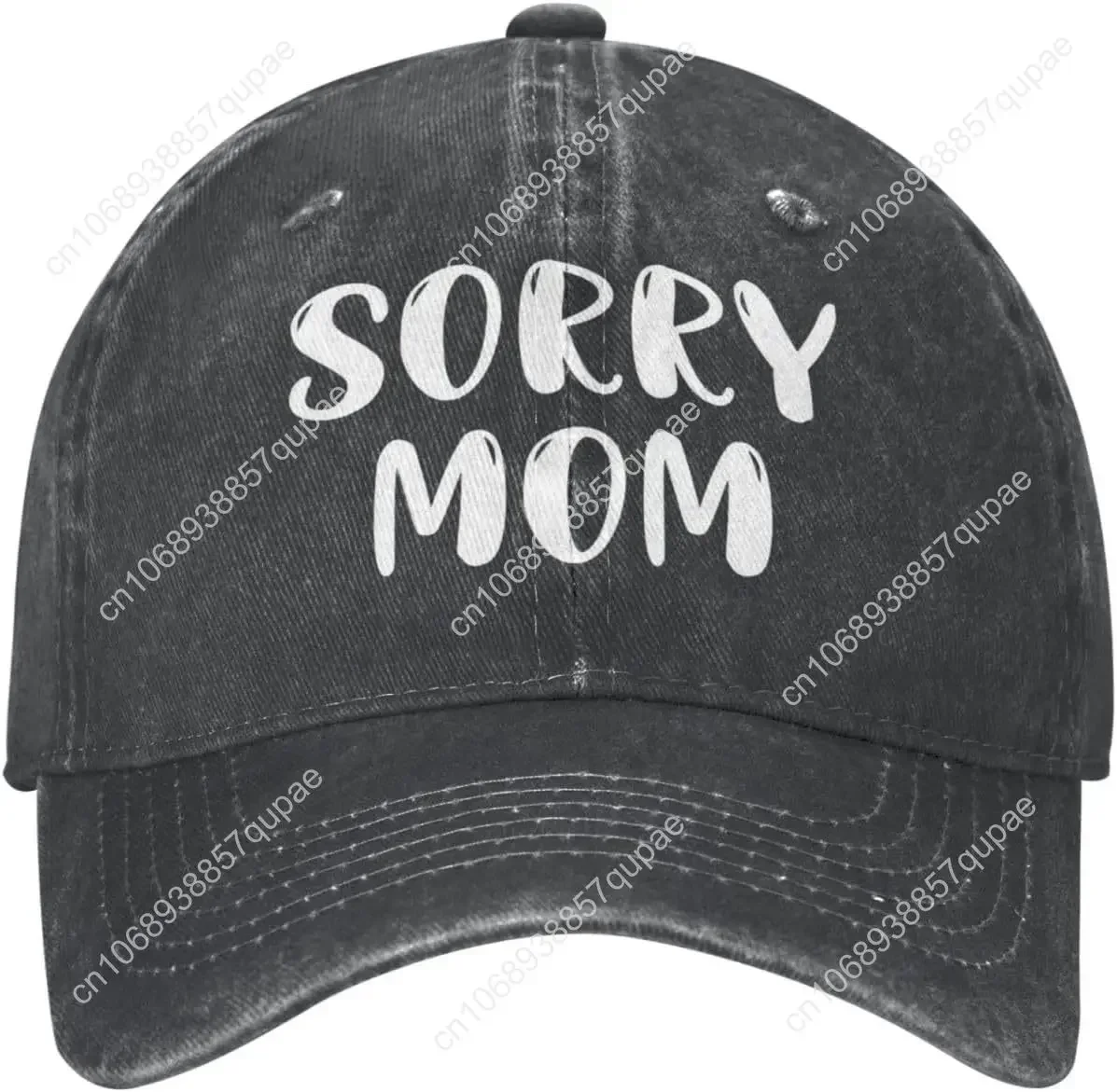 Funny Hats for Men Funny Gym Hats for Men Cute Baseball Hat Quick Dry Sorry Mom Gym Cap