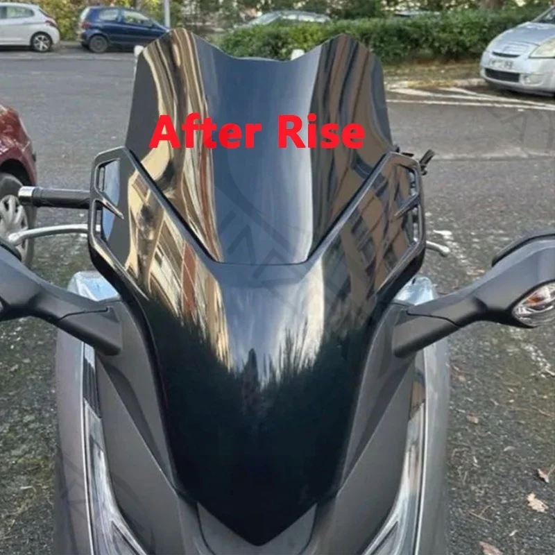For HONDA NSS125 NSS300 Forza125 Forza300 Forza 125 300 NSS 125 300 Sport Motorcycle Windshield Windscreen Wind Deflectors Black