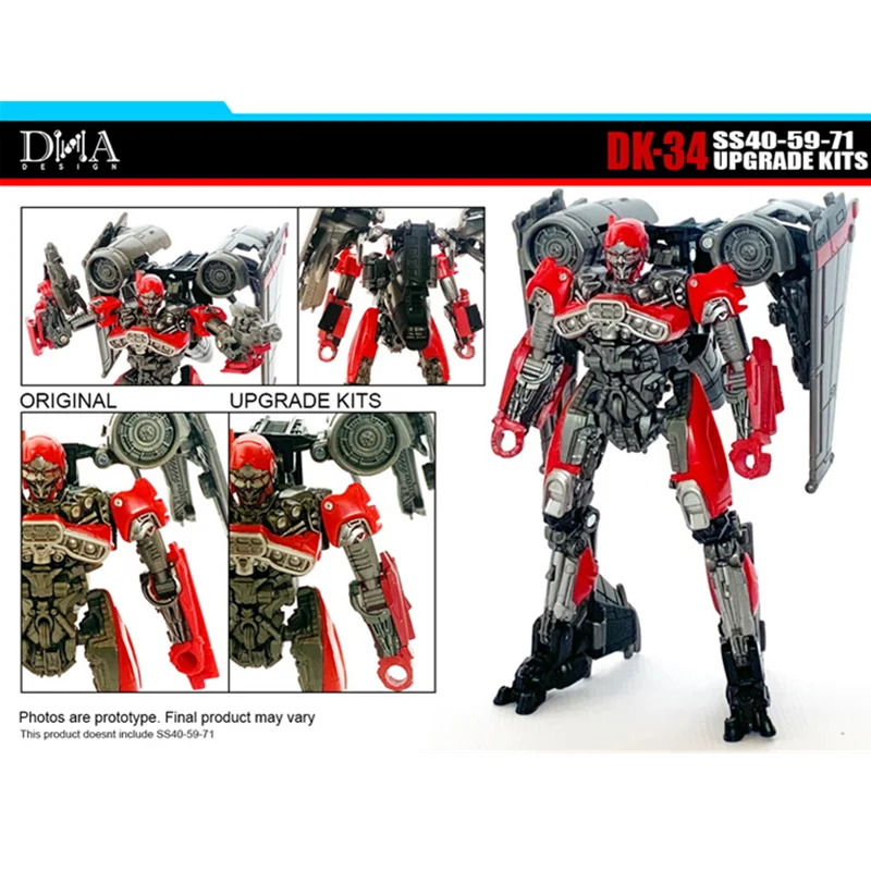 Nouveaux kits de mise à niveau DNA DK-34 DK34 pour studio de transformation série SS-40 SS-59 SS-71 D37Action Figure accessoires en stock