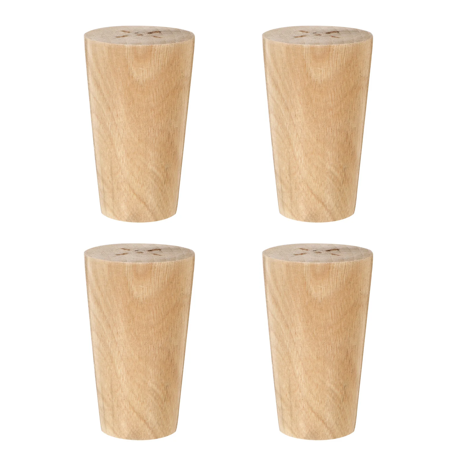 

4 шт., сменные ножки для кресла из твердой древесины, круглые однотонные мебельные ножки для дивана, шкафа, чайного столика, кровати, весовой подшипник, деревянные ножки