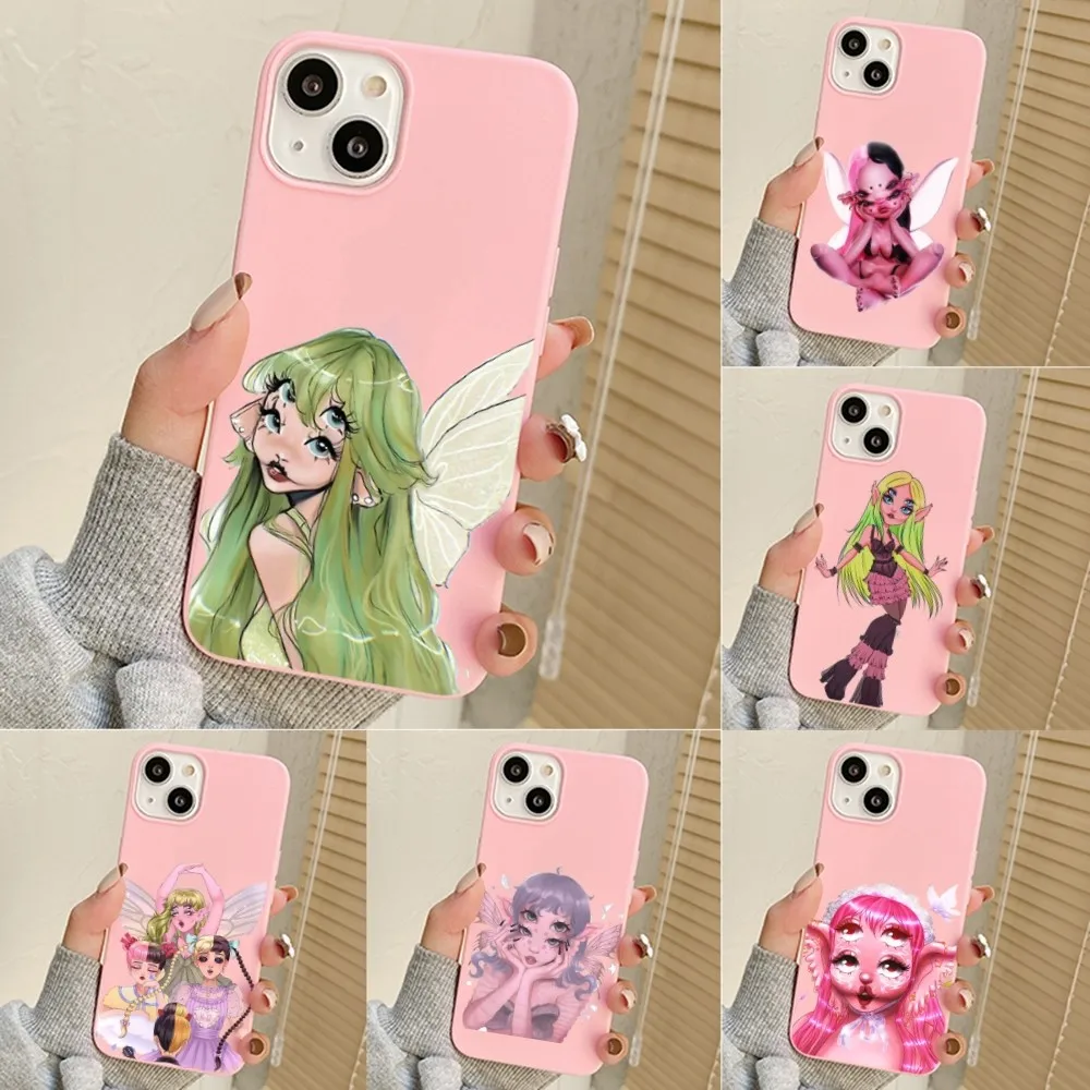 Melanie Martinez Cry Baby Phone Case For Iphone 11 13 14 Pro Max X Xr Xs Max Se2020 12mini Pink Cover Case