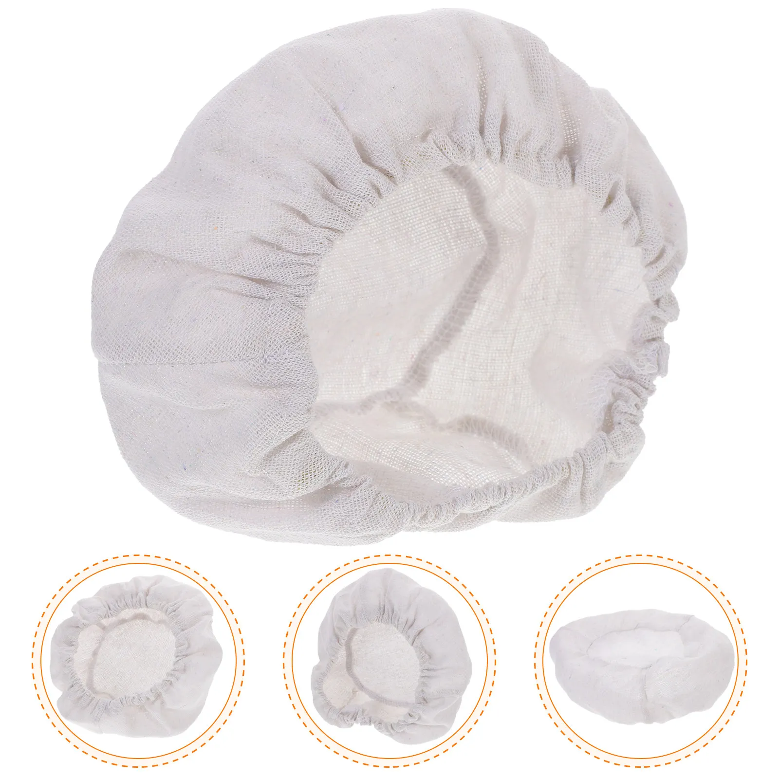 

Jar Cloth Lid Replacement Soft Material Glass Jar Covers Seal Fermentation Jars Kitchen Storage Bottle Covers Reusable