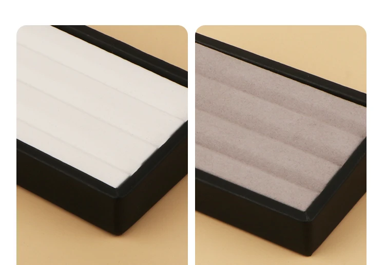 Jewelry Storage Box Gem Box V Groove Diamond Ring Face Bare Stone Color Treasure Bare Diamond Box Counter Sample Display Props
