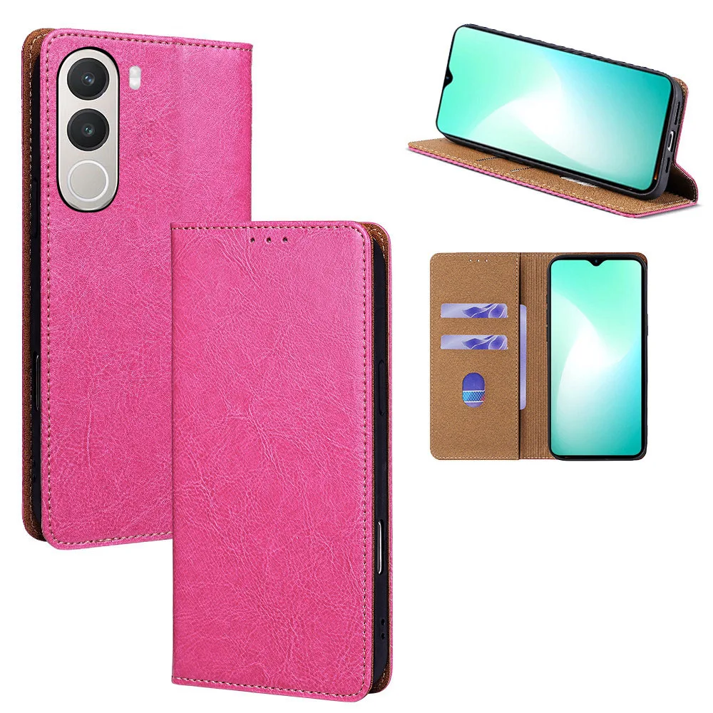 

Premium Genuine leather Flip Phone Case For Realme P4x P4 P3 Lite 4G P4R P2 P1 Pro Ultra RFID Shockproof Card Slot Wallet Cover