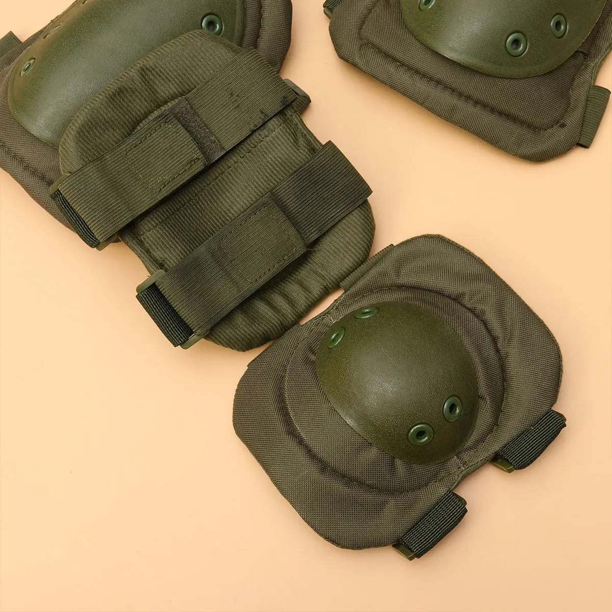 

Sponge Knee Pads Camouflage Sports Protector Adjustable Brace Thick Soft Shell Support For Climbing Riding Roller Skating