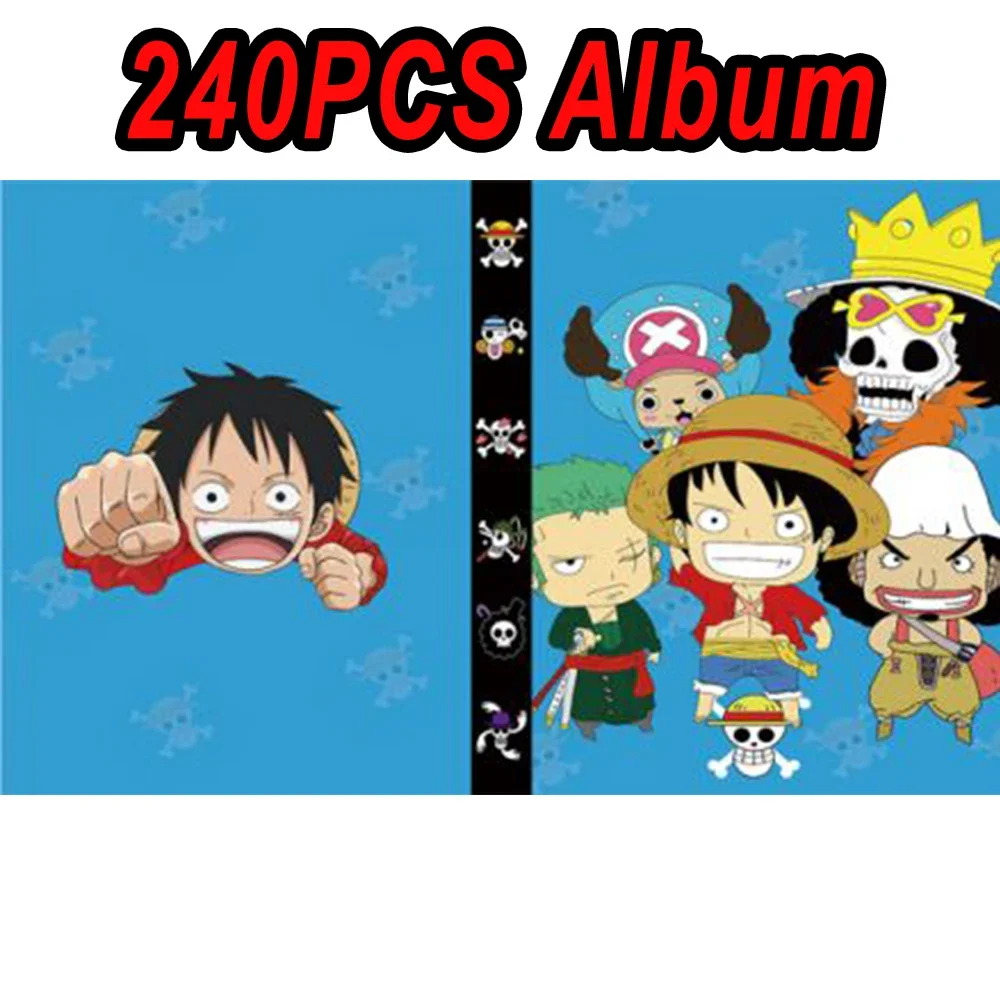 240pcs karta hudební album kniha naruto tahat bál goku vegeta jeden kusu luffy zoro babočka síťkovaná dopis držák pojivo karta notebook sbírání hračka