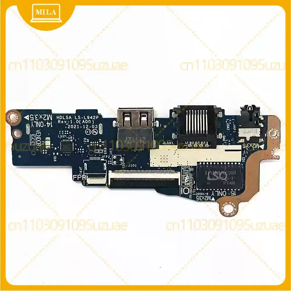 for Dell Vostro 3420 V3420 laptop USB audio SD carder reader power botton io board LS-L942P