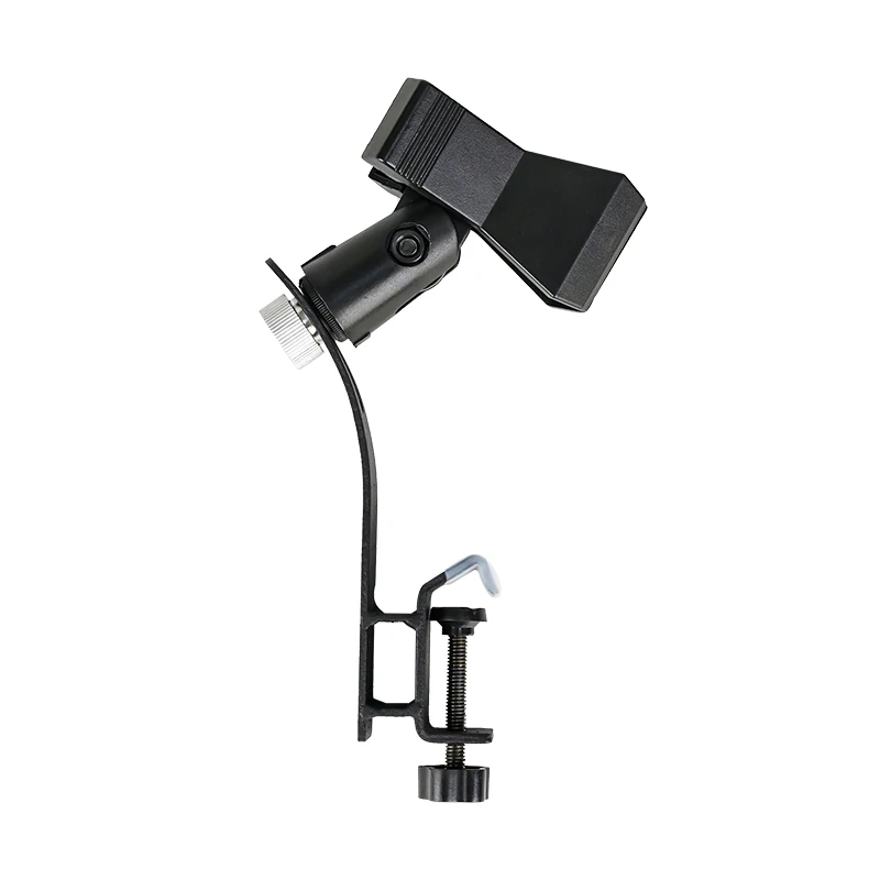 

Saxophone microphone stand for alto, tenor, and soprano saxophones; microphone clips; microphone holders