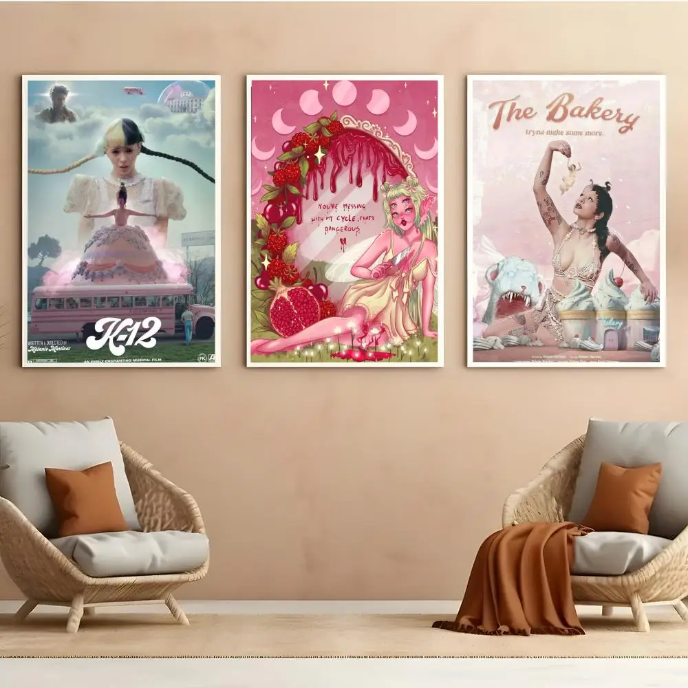 Singer M-Melanie Martinez Poster HD Anime Hot Theme Singer/OST/Movie-Waterproof Self-Stick Home Decor