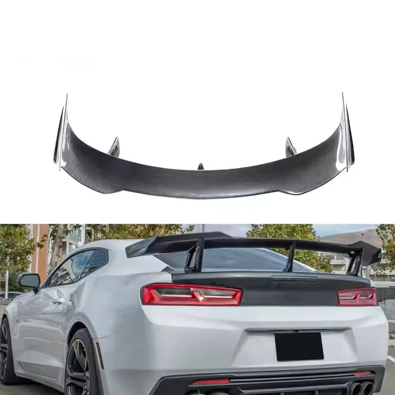 

Carbon fiber car wing spoiler for Chevrolet Camaro ZLI RS SS Coupe 2-Door 2016-2019