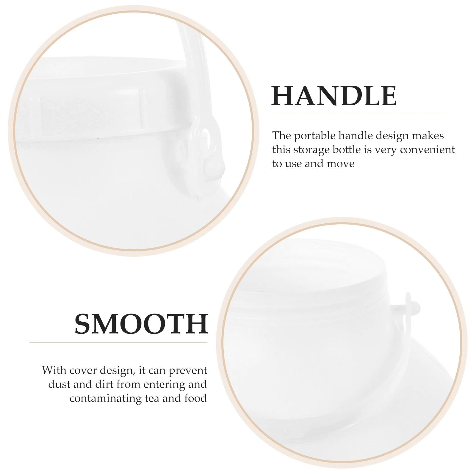 

Plastic Storage Tank Jars Kitchen Pickle Container Food with Lids Pickling Fermenting Fermenter