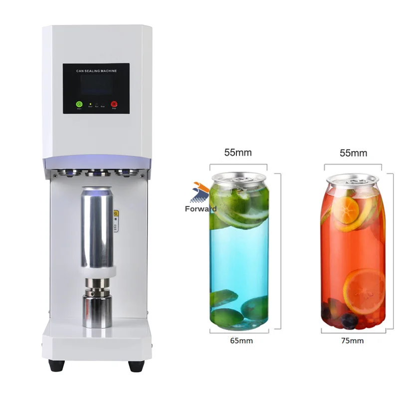 Intelligent Tin Can Sealing Machine Automatic Rotary 5.5mm PET Bottle Can Seamer Beer Can Sealer For Food Beverage