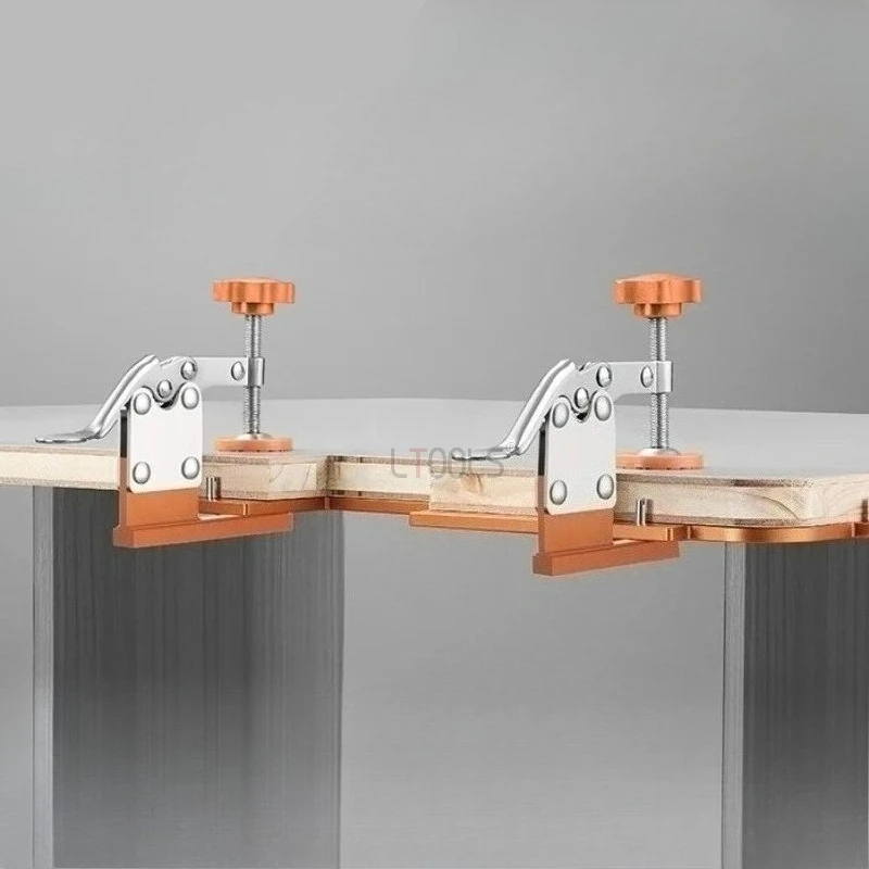 

Aluminum Quick Clamp Table Saw Track Fixing Ratchet Clamp No Handle Drawer Rail Mounting Jig Quickly Release Positioning Clamp