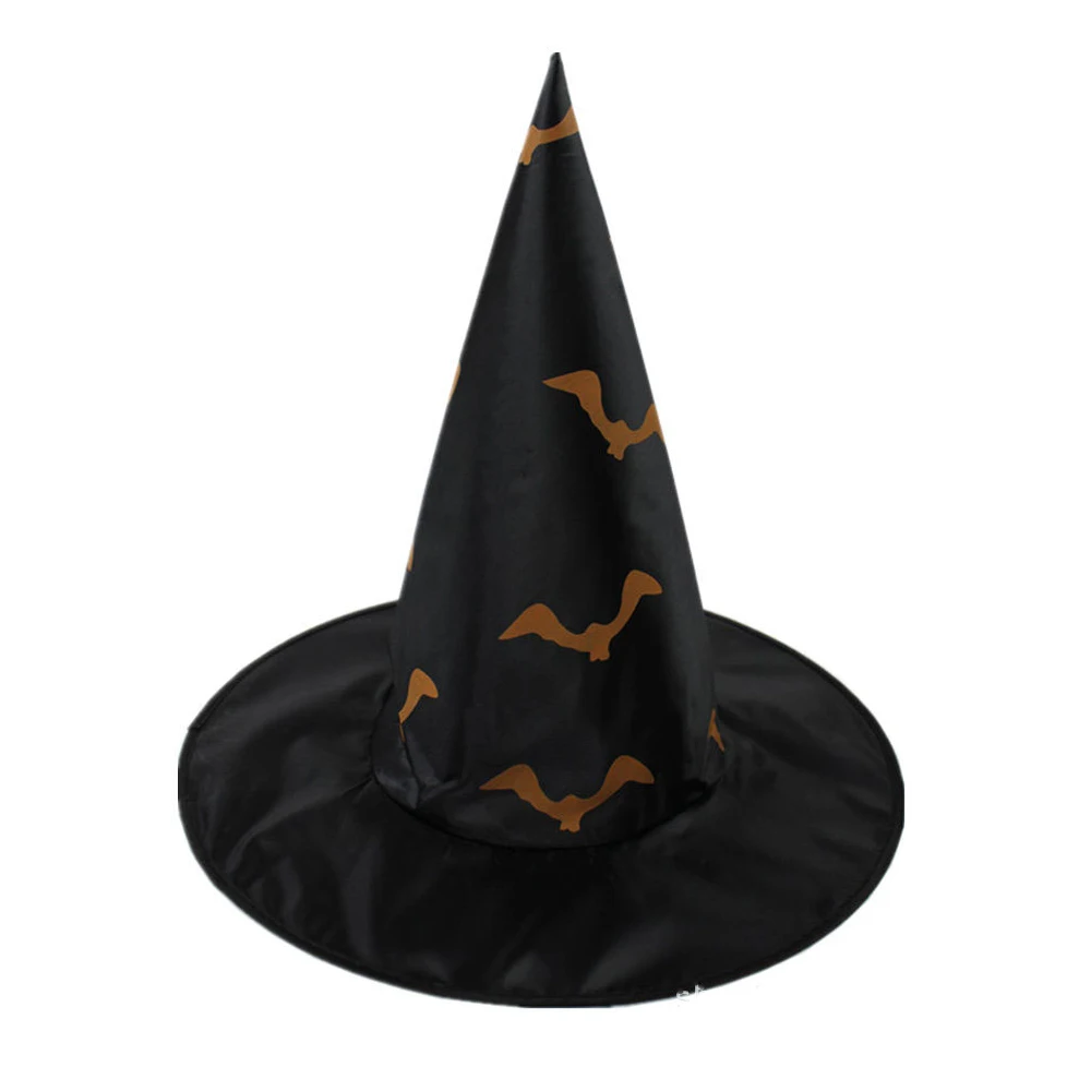 Halloween Hexenhut Schwarze Spinne Schädel Anime Hexe Stirnband Hut Party Kostüm Zubehör Frauen Breite Krempe Faltbare Spitze Kappen – Detail 8