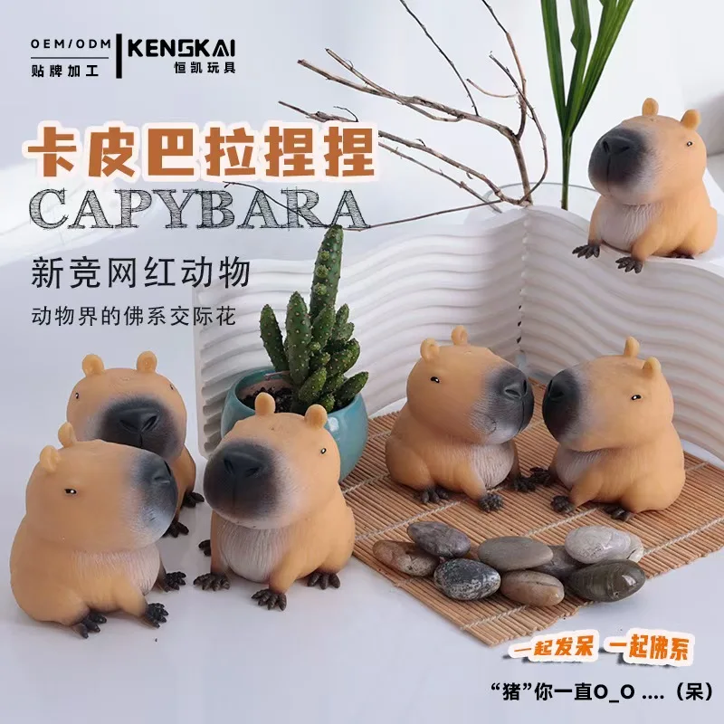 Capybara Anti Stress Fidget Toys For Anxiety Capybara Unusual Object Funny Stuff Brinquedos Para Alívio Do Estresse