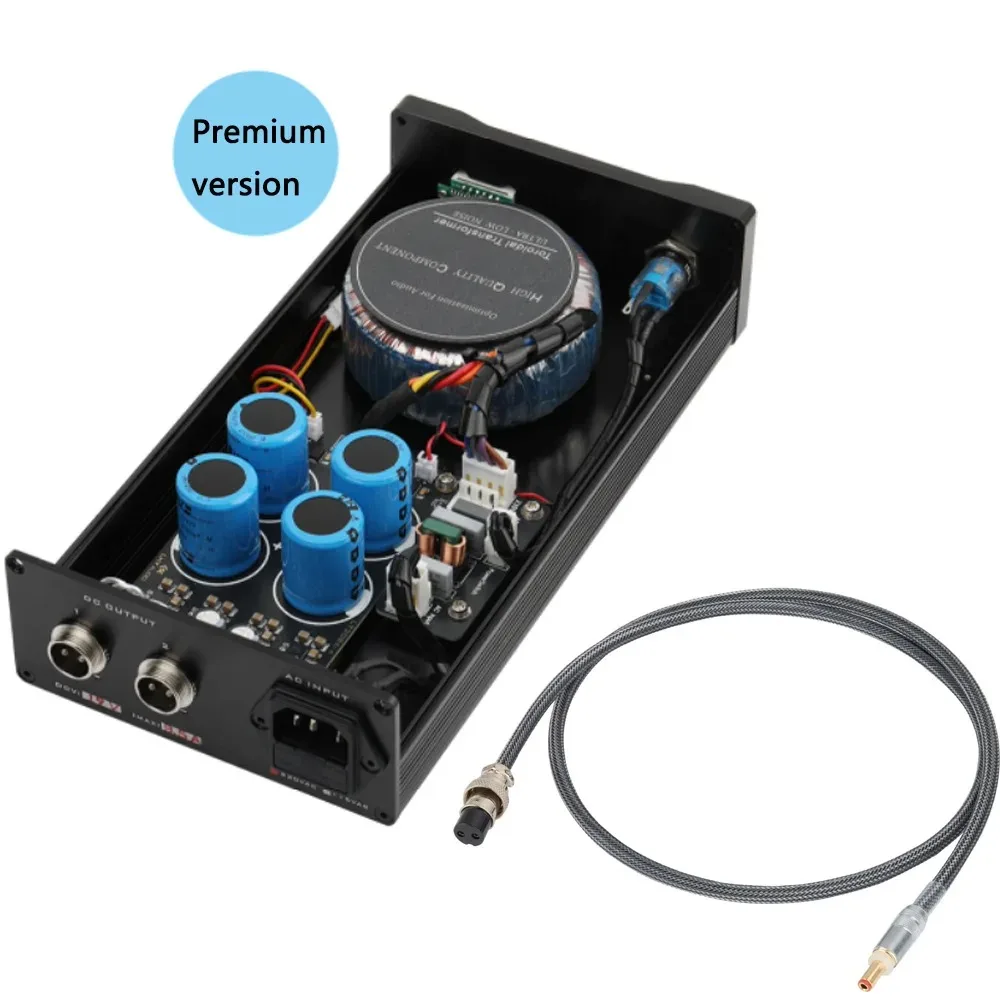 LHY AUDIO 80VA DC Linear Regulated Power Supply, 80W Audio Linear PSU DC 9V 12V 15V 19V 20V 24V For HDD NAS Router MAC HIFI