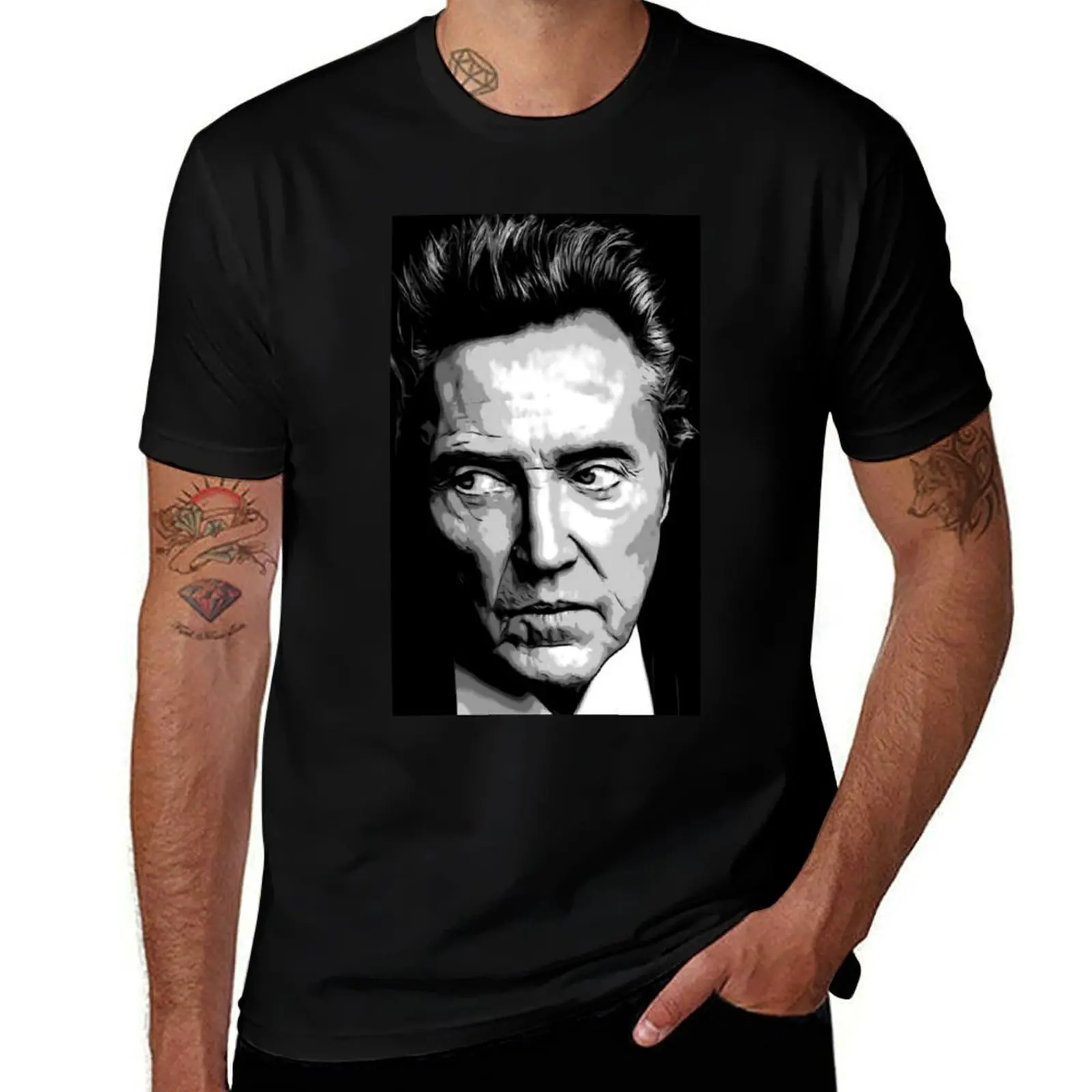 Christopher Walken T-Shirt Festive Simple T-Shirt