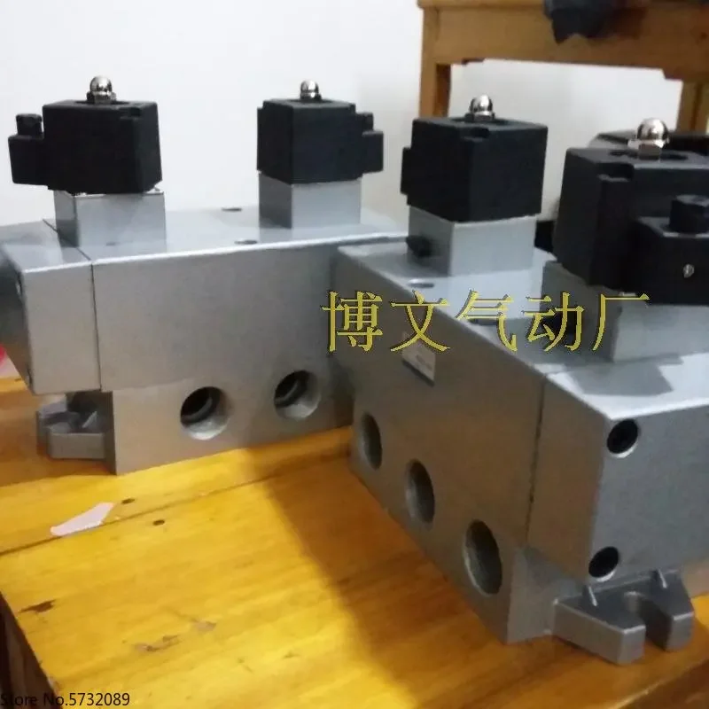 Electromagnetic valve K25D2H-25 dual electronic control two position five way 1 inch DN25 threaded directional valve