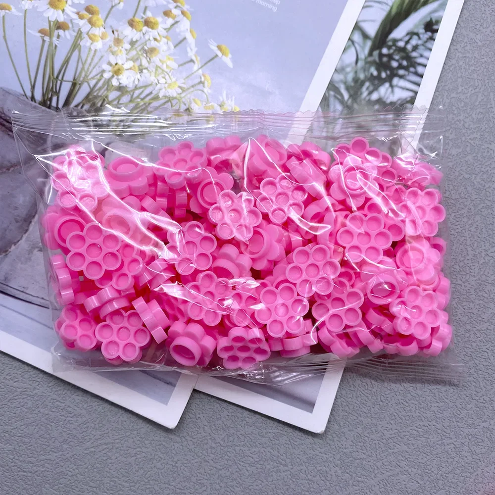 Zanse 400 قطعة المتاح رمش الغراء كوب الوشم الصباغ حامل الحاويات ماكياج للنساء لاش تمديد لوازم أدوات