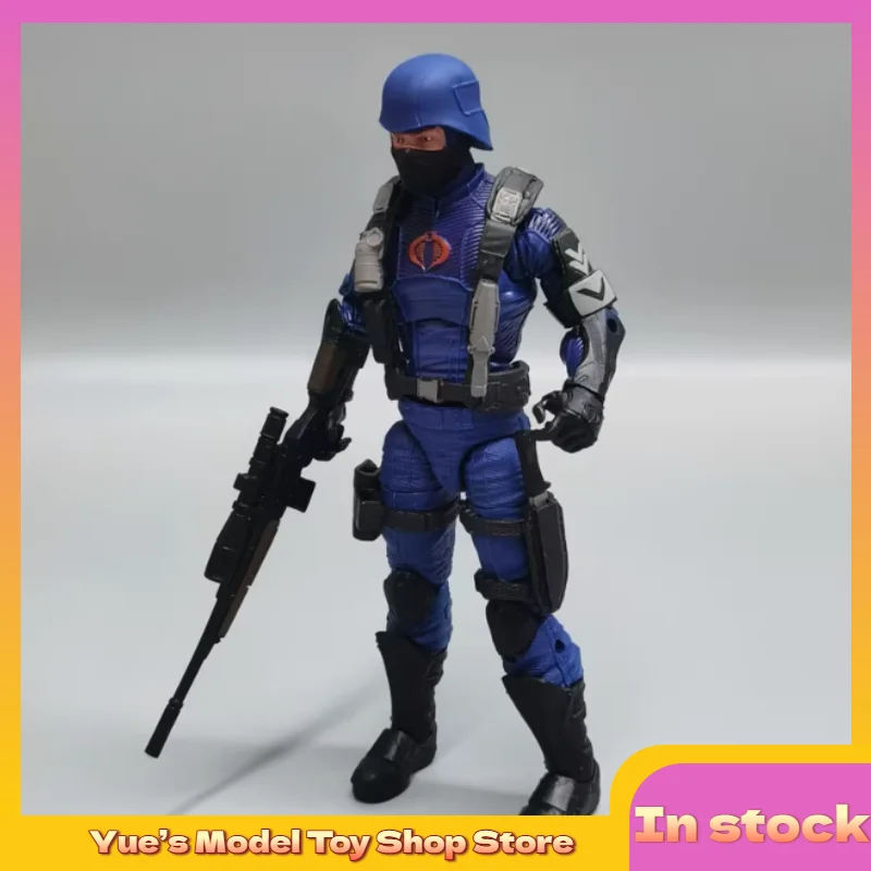 

【В наличии】Фигурка Hasbro Special Forces GIJOE: Солдат-змея, Солдат-кобра, Солдат-синий, 6 дюймов, анимационная модель, игрушка, подарок