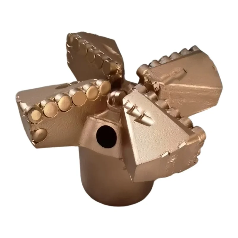 High Quality 4 Wings Non Core Diamond PDC Bit Drag Bits for Water Well Drilling