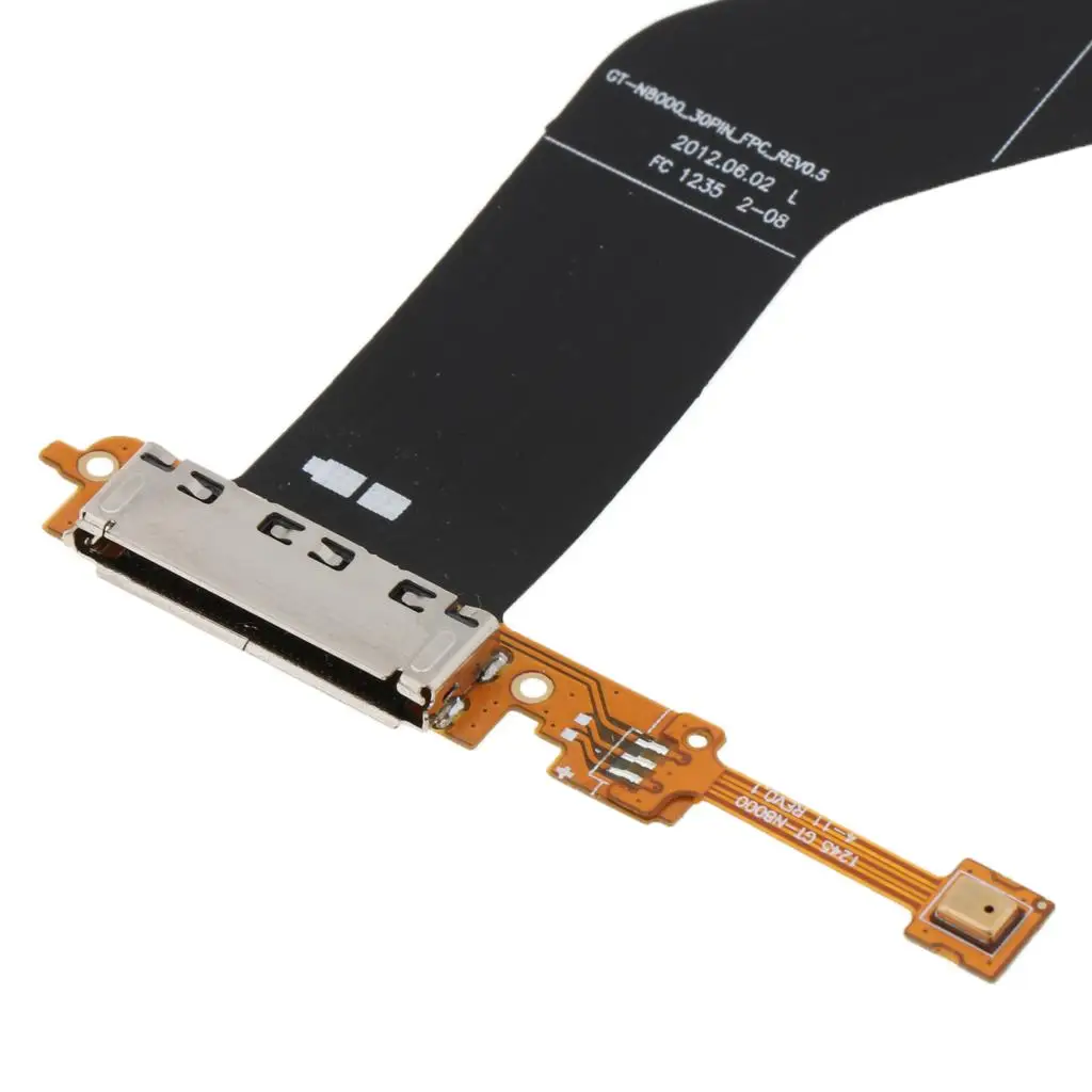 كابل مرن لمقبس شحن USB لشريط شاحن الكمبيوتر اللوحي Samsung N8000 FFC