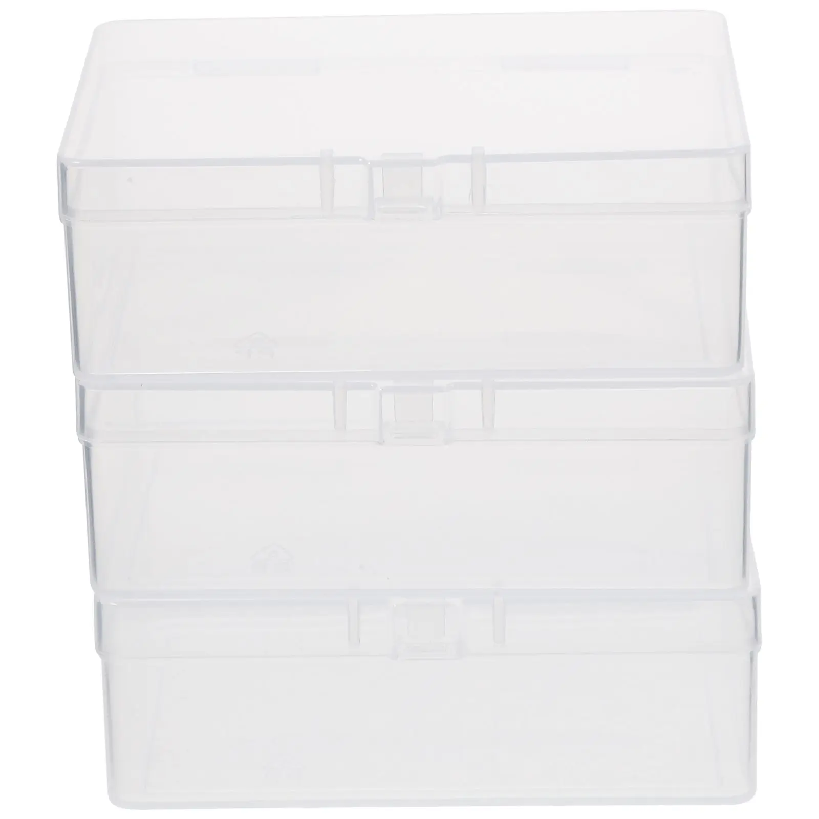 

3pcs Card Storage Box Transparent Cases for Playing Cards 10x7x3.5cm Deck Holder Travel Size Empty Container Poker Accessories