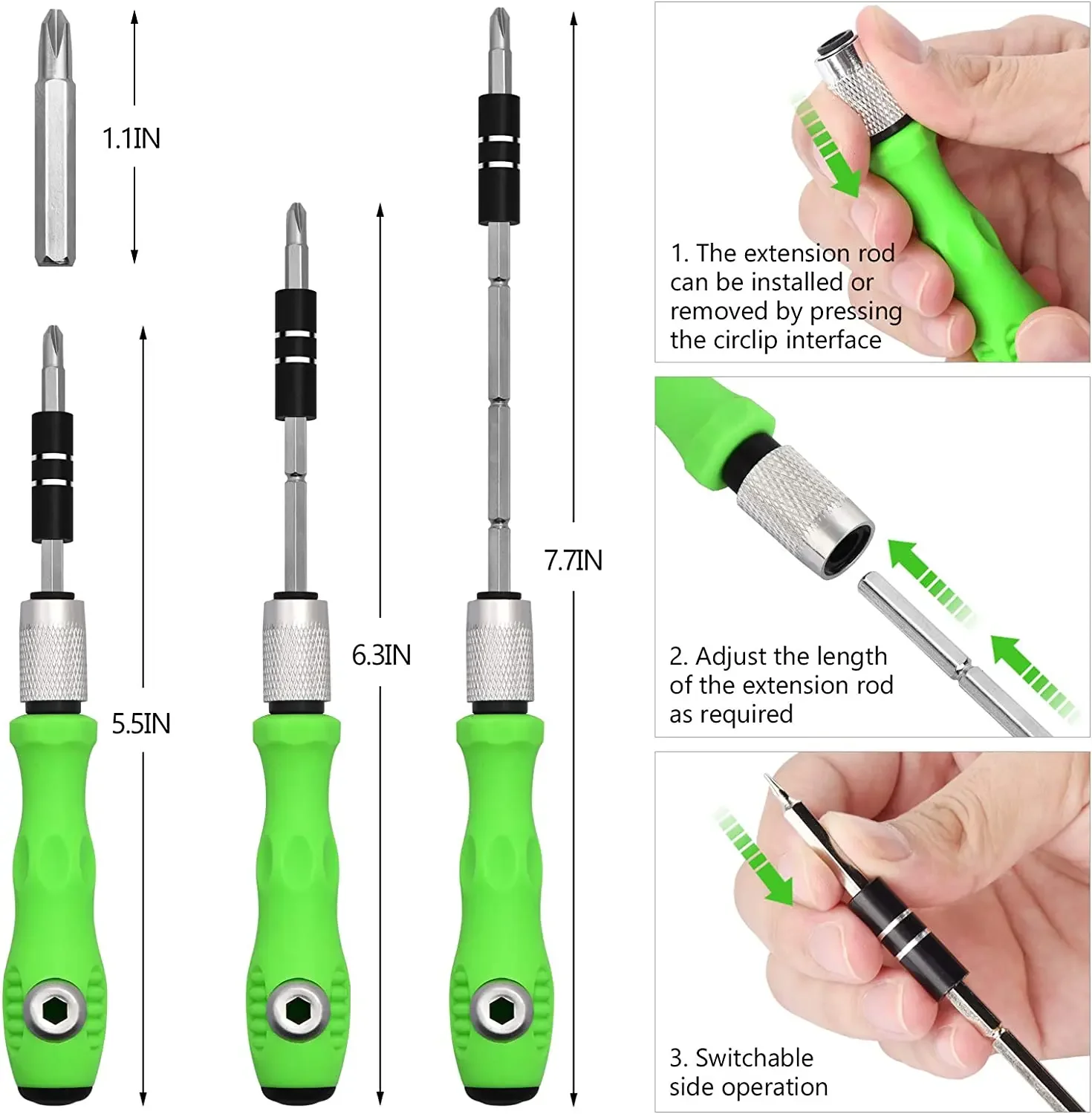 32 in 1 Multifunctional Screwdriver Set with 30 PCS Torx Phillips Magnetic Screw Driver Bits Mini Repair Tool for Phone Watch PC