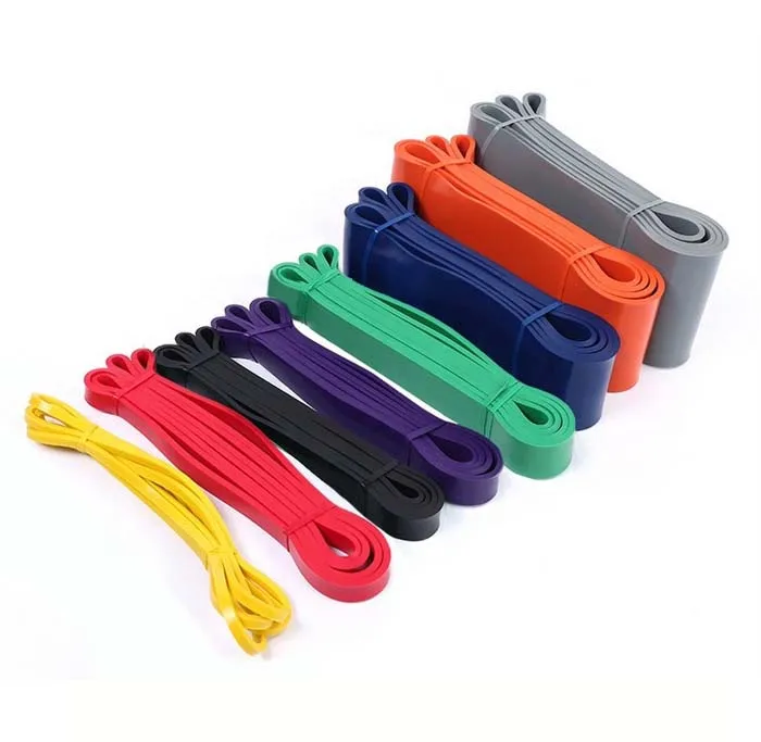 For Gym Fitness Power Band Yoga Power Sports Customized Two-Color Latex Resistance Band