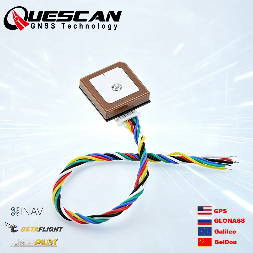 Drone Compass - QUESCAN AN182 M10 20Hz GPS Module