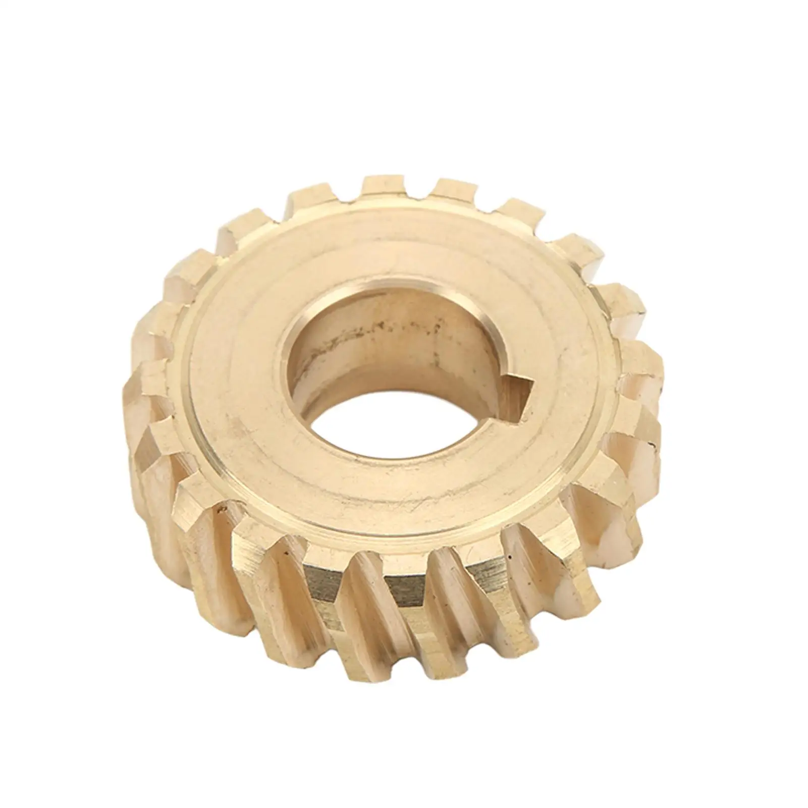 Worm Gear para Lançadores de Neve, Wearproof, Alta Durabilidade, Chaveta 3 16in, OD 1 7 8in, ID 3 4in, Largura 5 8in, 20 Dentes