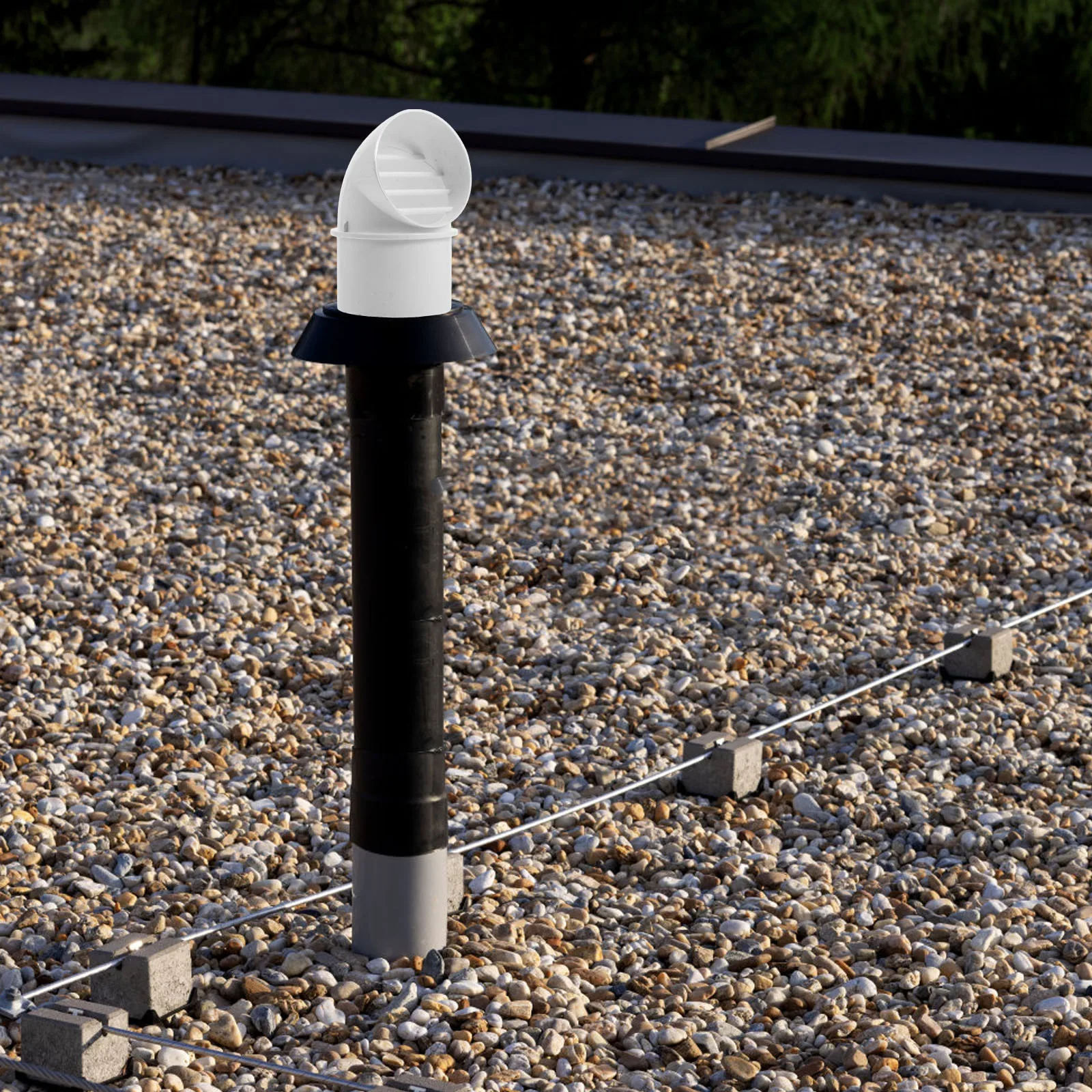 

Heavy Duty PVC Windproof Ventilation Cap for Kitchen Outdoor Exhaust Vent Wall Roof Range Hood Cover Reliable Ventilation