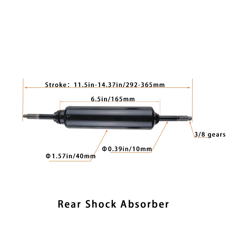 Club Car shocks rear shock absorber fits clubcar DS &Precedent L8 golf cart 1013164,anti-vibration damping rear shock absorber