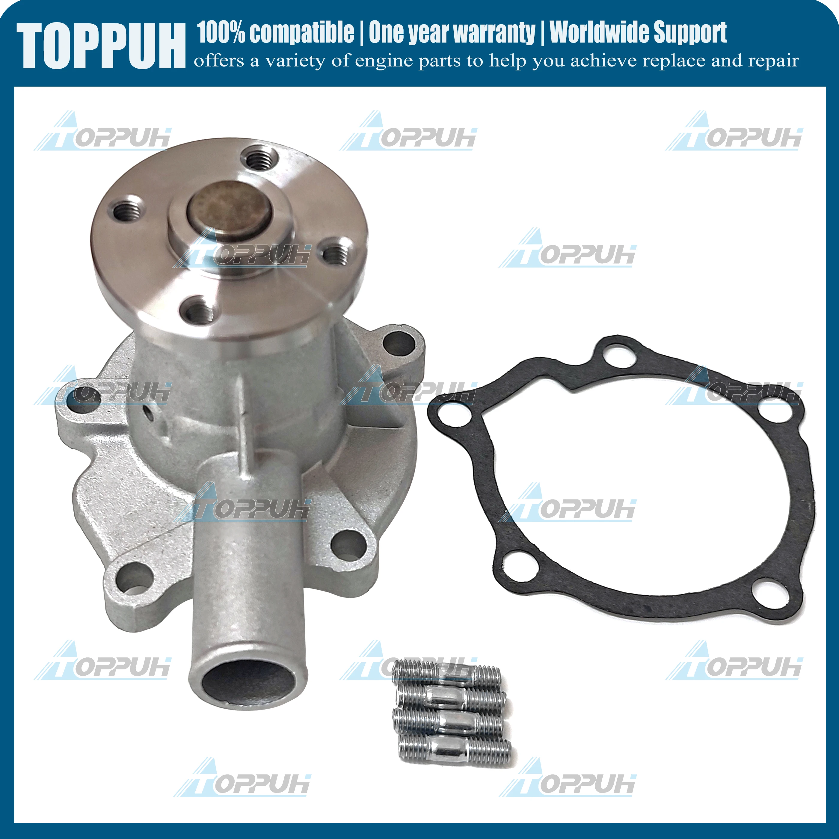 15534-73030 Water Pump For Kubota Tractor B20 B6200 B5200 B7200D B5200E B7200E D750 D850 D950 Engine High About 80mm