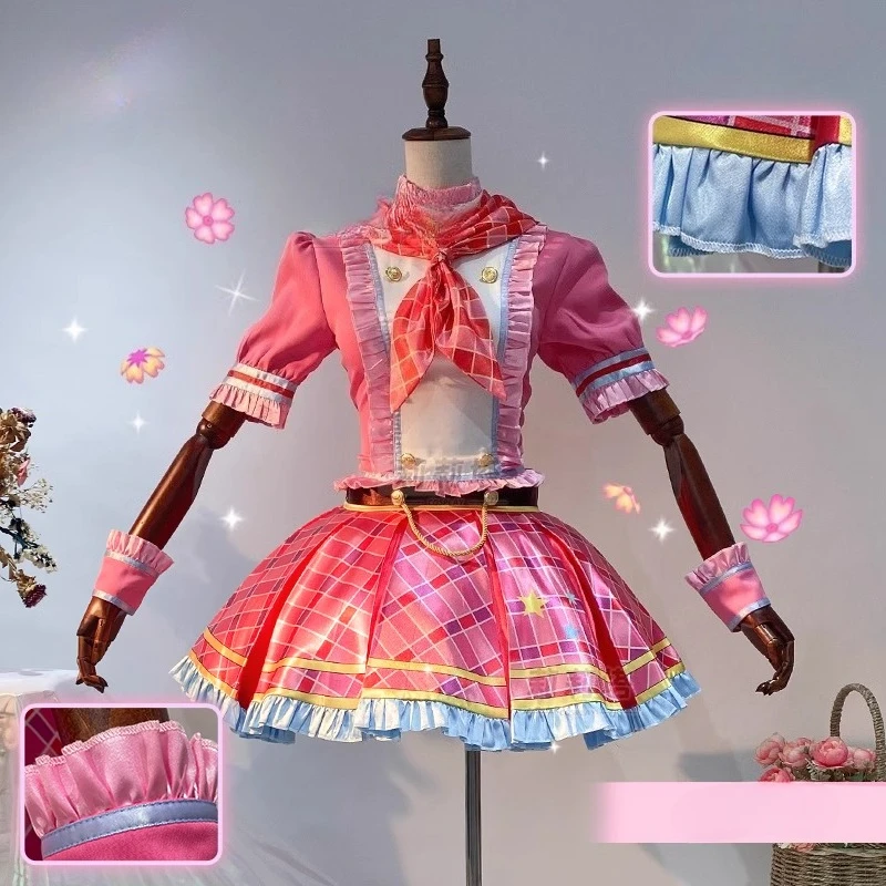 Costumes Cosplay for Women Sweet School Uniform Princess Outfit Cute Girls Short Sleeve Top + Skirt Performance Costumes Set