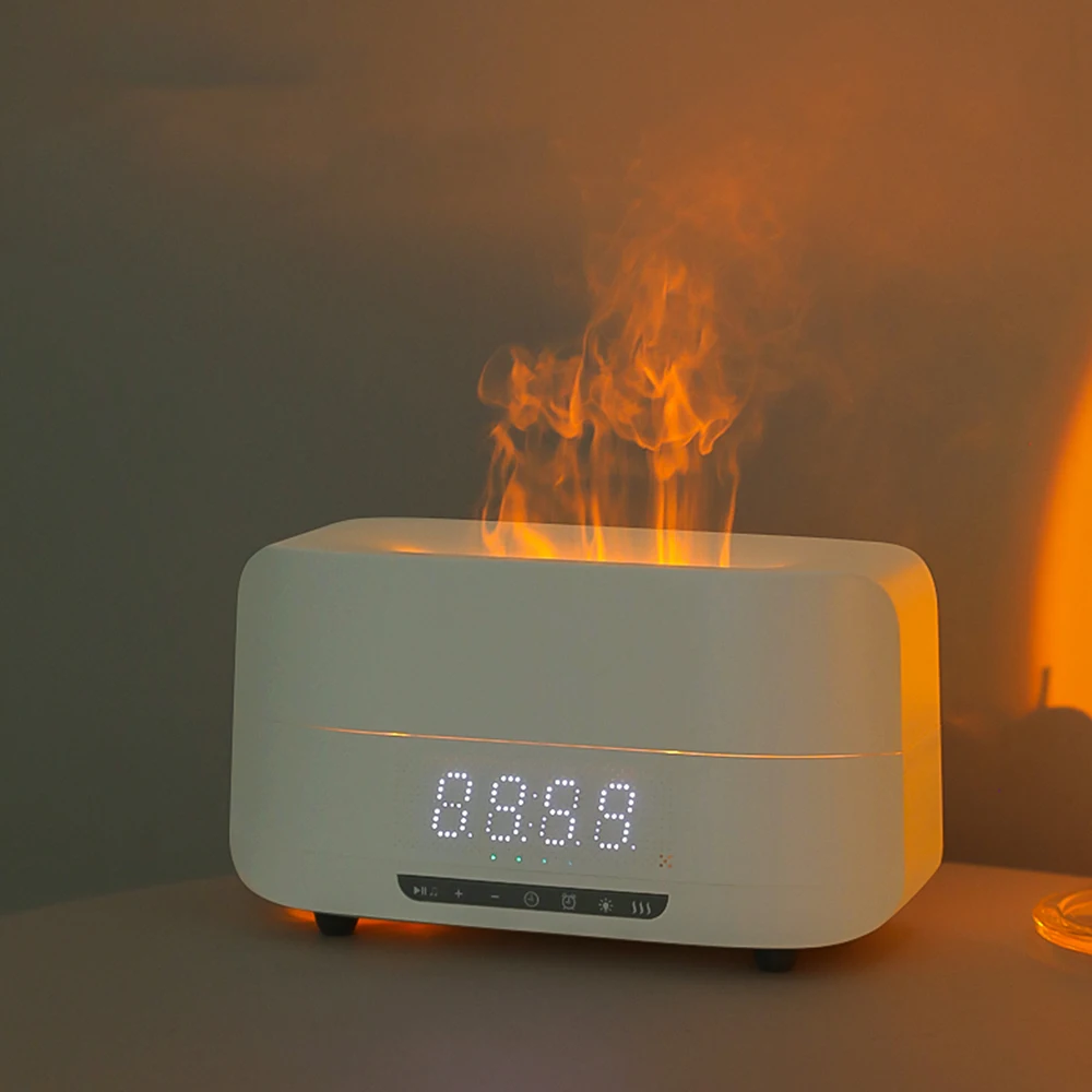 The New Flame Humidifier Home Aromatherapist App Speaker Simulates the Flame Office Bedroom Atmosphere Lamp
