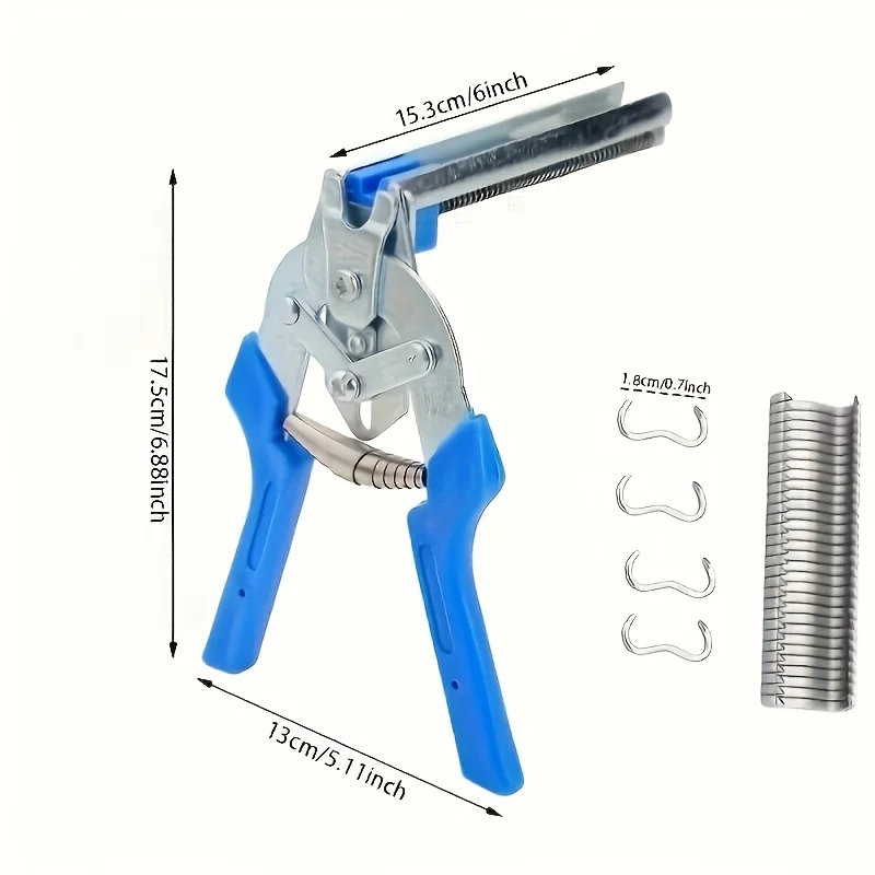 Robustes Eisenkäfig-Zangen-Set, Schweinstift-Klemmen-Set mit 600-m-Typ-Klemmen – langlebige Reparaturwerkzeuge für zu Hause – Detail 4