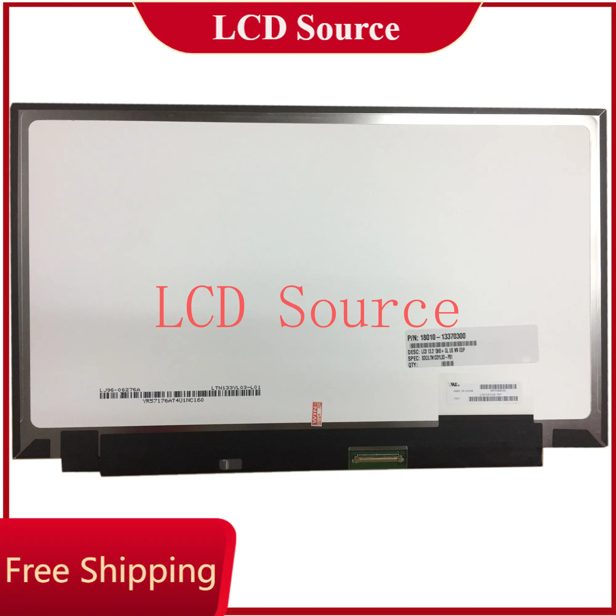 

LTN133YL03-P01 LTN133YL03 fit LTN133YL01 LTN133YL01-L01 LTN133YL03 P01 13.3" 3200*1800 LCD Display Screen NEW NO-TOUCH