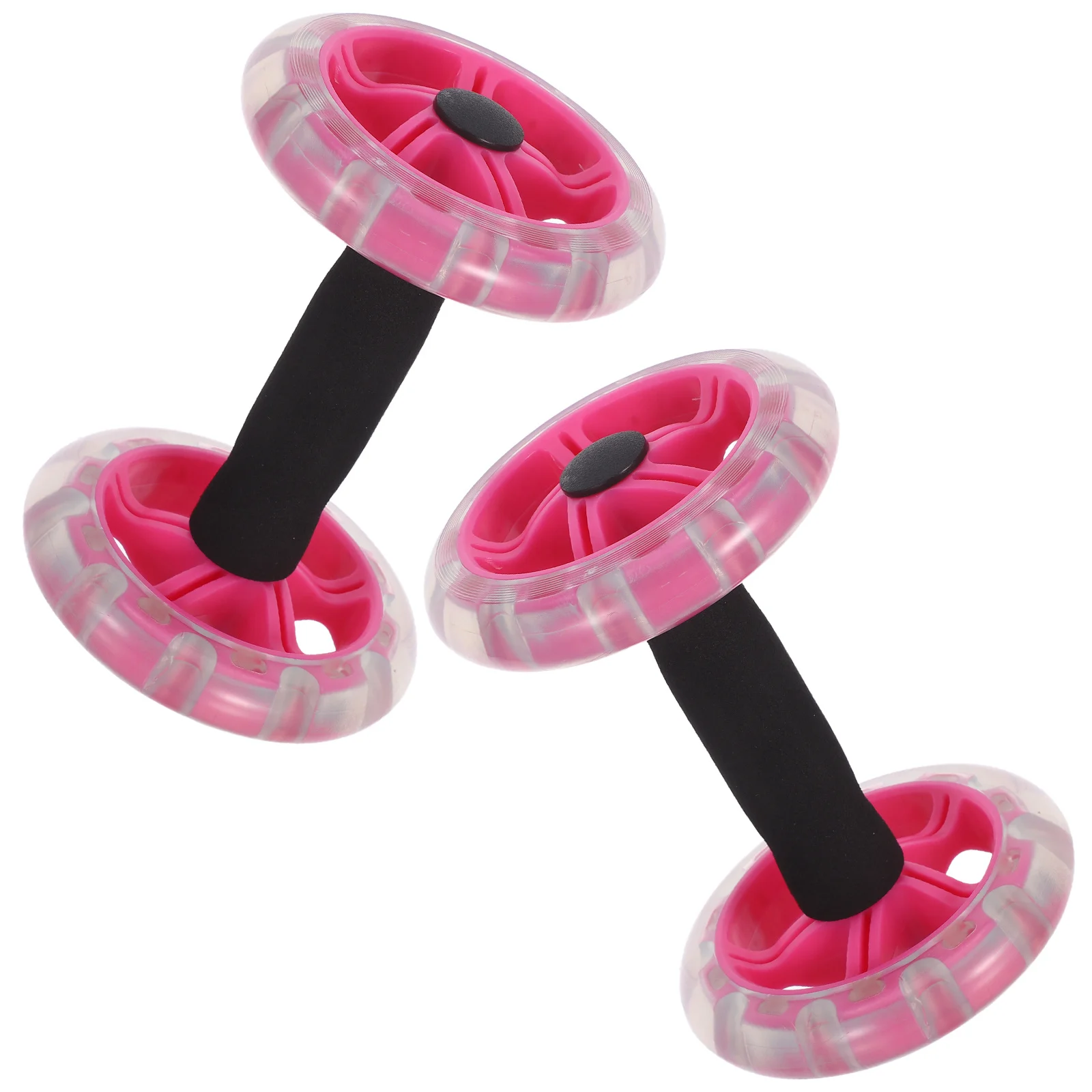 

2pcs Ab Roller For Core Workout Double Wheel Abdominal Exercise Equipment Abdominal Trainer For Home Gym Ab Workout Machine Dual