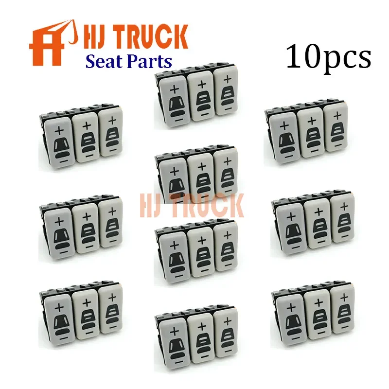 10pcs OE:136985 1140080 A00091983 0019104130 For Grammer 90.6 Lumbar Triple Air Control Valve For MAN/MERCEDES-BENZ TRUCK switch
