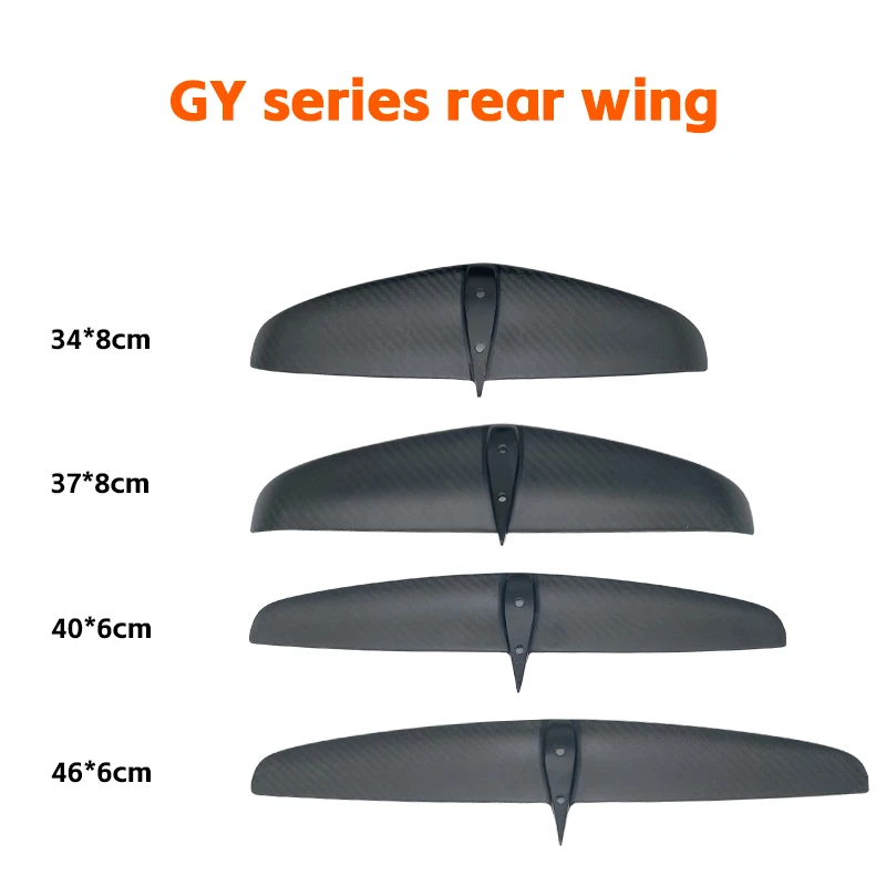 

Unisex Carbon Fiber Axis Foil for Water Sports Surfing 400/460/370/340 Hydrofoil Tail Rear Wing Bag Accessory Customizable Logo