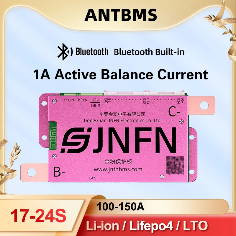 

MayiESS 1A Active Balance BMS ANT 17-24S 20S 60V 24S 72V Lifepo4 Li-Ion Lto 100A 120A 150A Аккумуляторный блок RS485 BT APP Balance