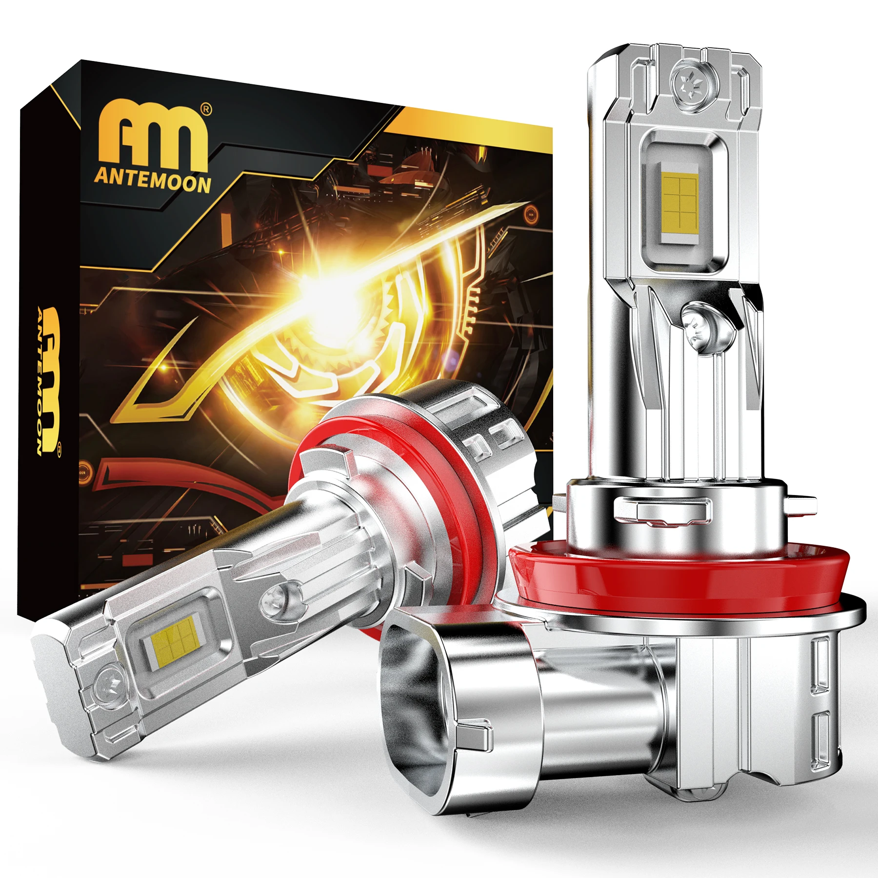 

ANTEMOON 2pcs H8 H9 H11 Led Car Lights 24V For Truck 20000Lm Fog Lamp 6500K Canbus Super Bright For Jeep Renegade Cherokee