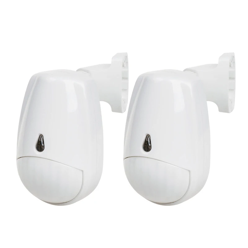 

2pcs/Lot 433MHz Wireless Infrared Motion Sensor Pet Friendly Movement Sensor for Focus alarm systems security home to Smartlife