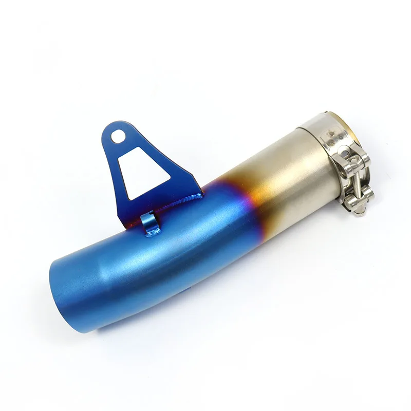 BDJ S1000RR 2016 Motorcycle Slip On Middle Exhaust Link Pipe Adapter Connector Exhaust Mid Pipe For BMW S1000 RR 2009-2016