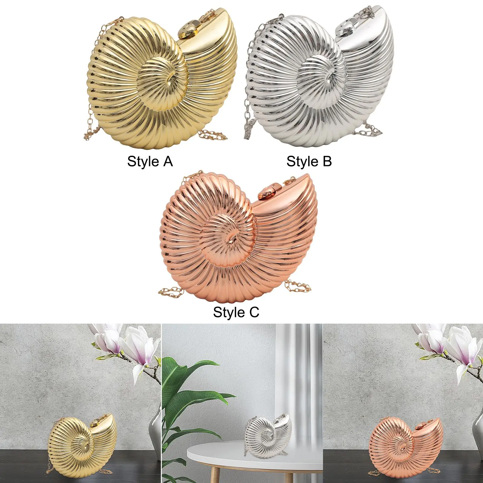 

Conch Bag Tote Bag Crossbody Bag Chain Bag for Lady Girls Woman Valentine's Day Gifts