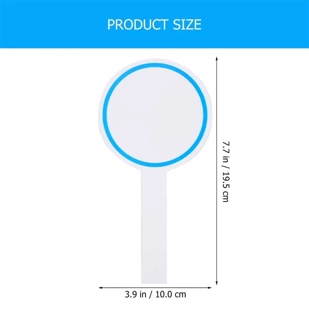 4 قطعة لوحات التسجيل المجاذيف الجافة المحمولة الألواح البيضاء فارغة لوحات الكتابة للفصول الدراسية التصويت مزاد المجاذيف الجافة