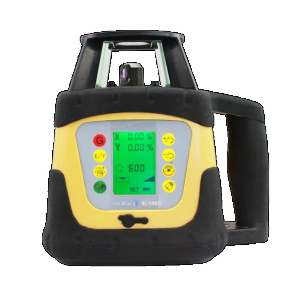 

Automatic Leveling Rotary Laser Level | 500m Red Rotating Laser | Digital Slope Display for Industrial Use